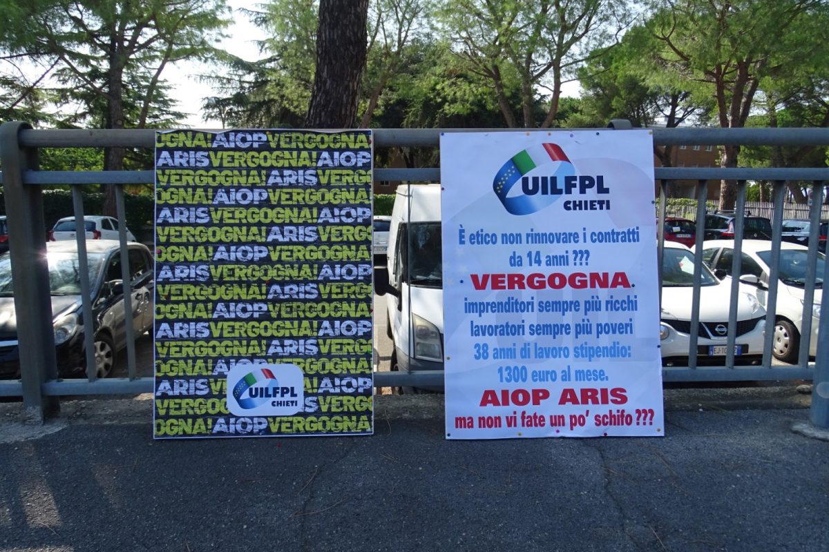 Manifestazione UilFpl Chieti