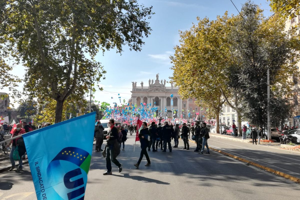 manifestazione nazionale ed antifascista per il lavoro e la democrazia